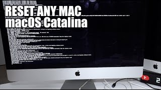 How to Erase amp Reset any Mac to Factory Settings ║ macOS Catalina [upl. by Krishna726]