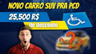 Esse é o Novo Melhor carro SUV com Maior desconto pra PCD 20242025 [upl. by Kcin]