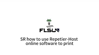 SR how to use RepetierHost online software to print [upl. by Sarad]