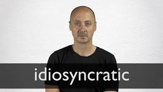 How to pronounce IDIOSYNCRATIC in British English [upl. by Auof]