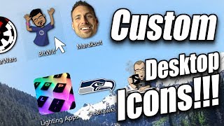 How to Create Custom Desktop Icons Its Easier than you Think [upl. by Darej]