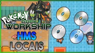 Localização de HMs  Pokémon Dark Workship [upl. by Ayahc]