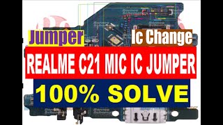 Realme C21 Mic IC Jumper  Mic IC Replacement  Mic Problem Solution [upl. by Miguel529]