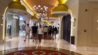 Walking tour at okada casino hotel with families [upl. by Analart]