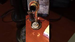 1920’s candlestick phone and early 1900 wood sunset [upl. by Nagaem]