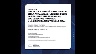 LOS RETOS Y DESAFÍOS DEL DERECHO EN LA ACTUALIDAD II [upl. by Aniehs383]