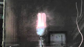 CFL lamp arcing 1 [upl. by Barty]