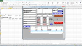 Vorsteuerüberhangs Buchführung mit Excel [upl. by Ciel]