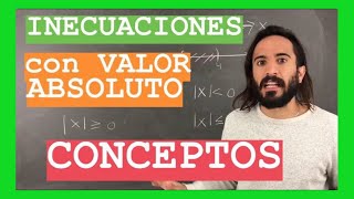 INECUACIONES con VALOR ABSOLUTO  Introducción  CURSO de INECUACIONES Clase 16 [upl. by Margarida17]