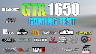 GTX 1650  Test in 27 Games  GTX 1650 Gaming [upl. by Eednyl]