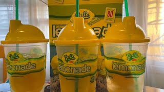 Trying Bills Famous Lemonade Taste test with 2 special guests [upl. by Dustman]