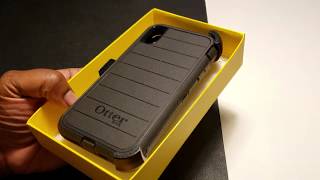 Best quotRUGGEDquot Case Otterbox Defender iPhone XS Max  Installation Tips [upl. by Ilse]