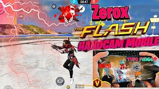 This is how ⚡ I spin Gloowall Two Finger Zerox FF Subscriber Handcam Gameplay 🇮🇳 [upl. by Nerua609]