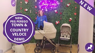 NEW Peg Perego Veloce Town amp Country  Demo [upl. by Garth100]