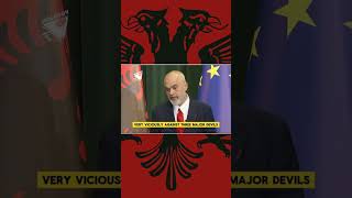 Albanian PM talks about the 3 Major Devils alongside Blinken [upl. by Forrester]