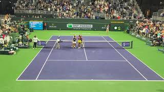 Coco GauffLeylah Fernandez vs Hsieh SuWeiElise Mertens  Final Game 2021 BNP Paribas [upl. by Yerfdog923]