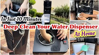 Deep clean your water dispenserwater cooler in just 10 minutes at homeTarab khan vlogs [upl. by Uke535]