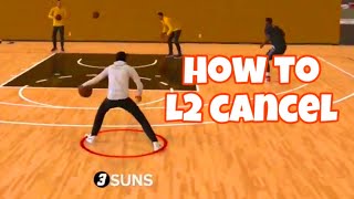 L2 CANCEL DRIBBLE TUTORIAL W HANDCAM ON NBA 2K24 [upl. by Nitsoj]