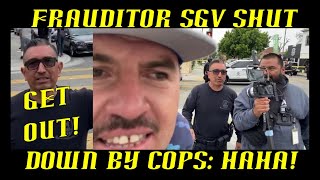 Frauditor SGV News AKA Misfit Loser Shut Down by Cops [upl. by Ennoitna]