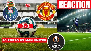 FC Porto vs Manchester United 33 Live Stream Europa League Football UEFA Match Score Highlights Utd [upl. by Aninad]