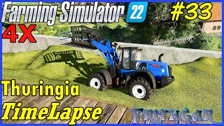 FS22 Timelapse Thuringia 4x 33 Big Clamp Of Silage [upl. by Maletta60]