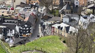 120422 Altenahr Ort von oben Burg Are gezoomt Update Ahr Flutkatastrophe [upl. by Linskey]