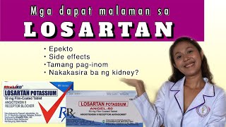 LOSARTAN side effects tagalog  LOSARTAN gamot sa high blood pressure  Simply Shevy [upl. by Aihsyt814]