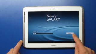 SAMSUNG GALAXY NOTE 101 GT N8010 Hard reset [upl. by Broome]