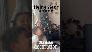 クリスマスツリー飾ったよ🎄✨クリスマス クリスマスソングflying copenhagen フライングタイガー [upl. by Daza]