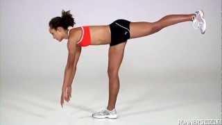 SingleLeg Deadlift  Glute Strengthening Exercises for Runners [upl. by Akeryt]