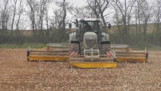 Maisstoppelbearbeitung mit Fendt 930 HD [upl. by Keraj502]