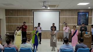 EXPRESSIONLESS DANCE PERFORMANCE AT TRAINING OF SBI JA BATCH 202122 AT SBILD VARANASI [upl. by Adniram]