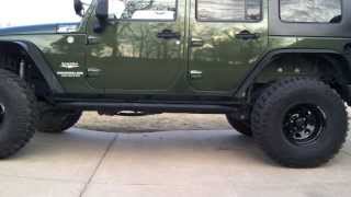 Ace Engineering Rock Sliders Install Jeep JK Unlimited [upl. by Odele52]