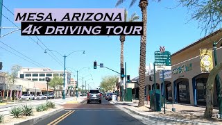 Mesa Arizona  4k Driving Tour  Dashcam [upl. by Lyman]