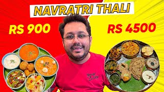 Rs 4500 Navratri Thali Is It WORTH [upl. by Deach368]