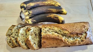 Dont throw away overripe bananas Make this phenomenal BANANA BREAD [upl. by Adrianna84]