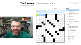 Learning Crossword Week 28  NYT Crossword Tuesday Nov 19th 2024 [upl. by Decamp125]