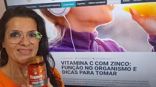 ZINCO E VITAMINA C para cicatrização em cirurgias plásticas quotMENOPAUSA EM FOCO  Abdominoplastiaquot [upl. by Yeslah814]