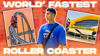 WORLD FASTEST ROLLER COASTER🙂Ferrari world and Warner bros Vlog🎢 [upl. by Roderigo]