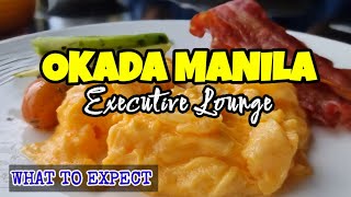 Luxurious Dining Experience At Okada Manilas Executive Lounge In The Philippines [upl. by Ehtylb]