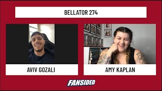 Bellator 274 Aviv Gozali prefight interview with Amy Kaplan [upl. by Christiana]