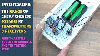 INVESTIGATING The Range of Cheap 433MHz RF Transmitter Receiver Modules  My Test Rigs Part 15 [upl. by Wildon]