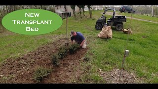 Christmas Tree Farming Tips Building a Transplant Bed [upl. by Nodnnarb936]