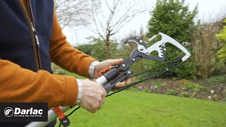 Garden Writer Martin Fish Demonstrates Darlacs Telescopic Tree Pruner Range [upl. by Derdle219]