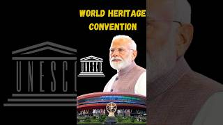 46th session of the World Heritage Committee  PM Modi currentaffairs pmmodi parcham [upl. by Ayiram]