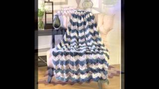 Download Easy Ripple Afghan Crochet Patterns in The Best of Mary Maxim Ripple Afghans [upl. by Nevaj231]