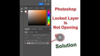 Photoshop  How to unlock Index Layer  Locked Layer  I cant unlock it  English  shorts [upl. by Mcnally]