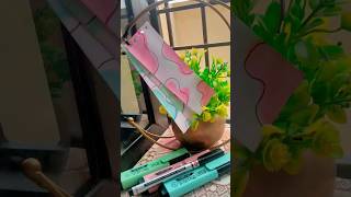 3 Easy and amazing book marks😍🔥🤌creative art drawing borderdesign bookmarks viralvideo shorts [upl. by Analak]