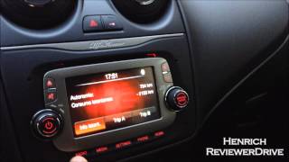 Uconnect infotainment of new Alfa Romeo MiTo  Sistema Uconnect della Alfa Romeo MiTo [upl. by Crow]