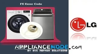 LG Washer FE Error Code Reset  Simple Fixes 2023 [upl. by Ticknor]